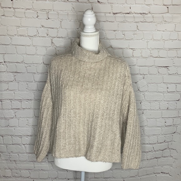 Free People Chunky Fluffy Fox Sweater - Picture 2 of 6